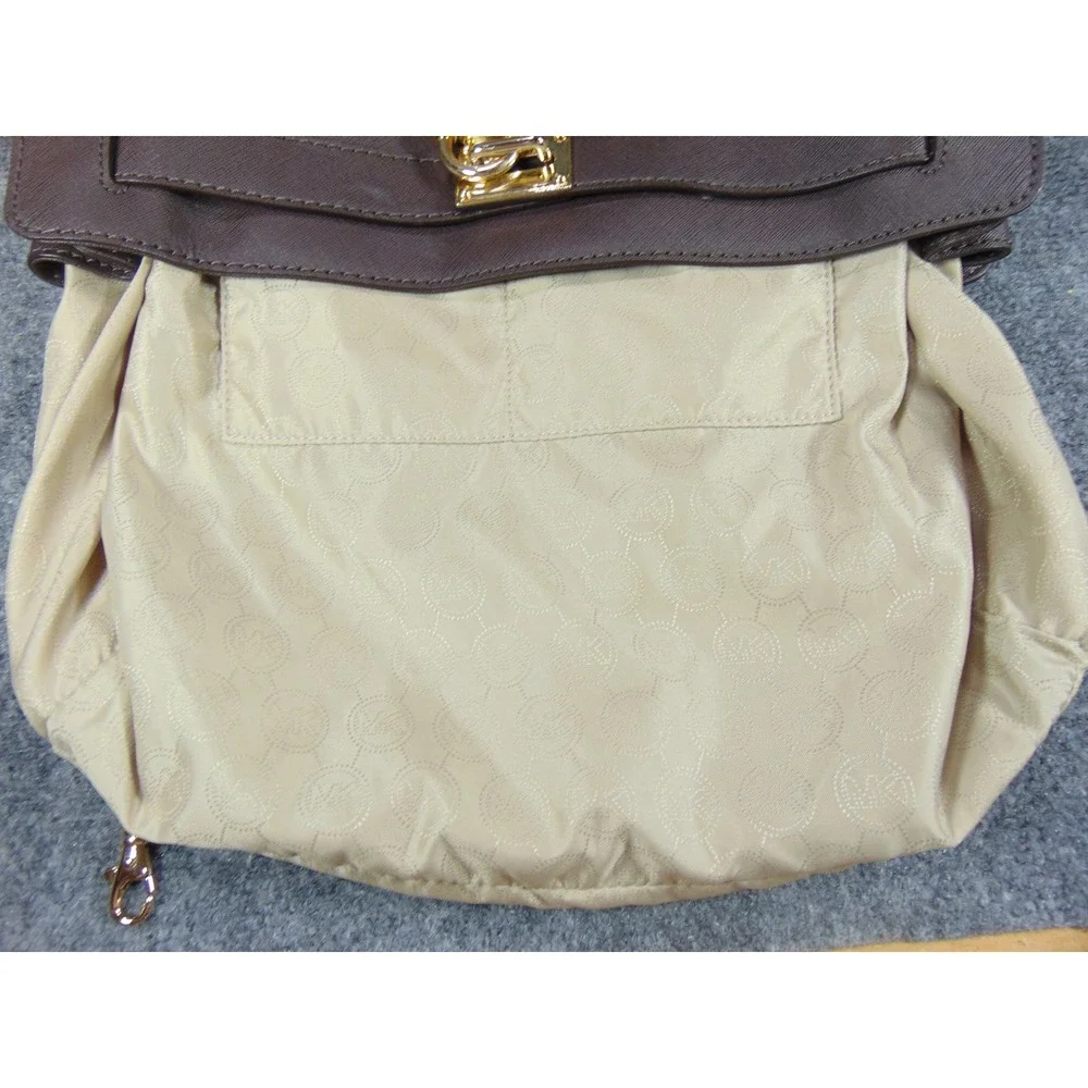 Michael Kors Hamilton Tote Purse Plum Saffiano‎ Leather Lock Key Handbag
